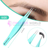 Top Rated 6pcs Needle Point Blue Nose Facial Hair Eyebrow Tweezers Set
